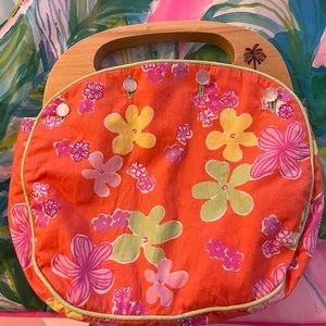Lilly Pulitzer (white label) Bermuda Bag with reversible cover